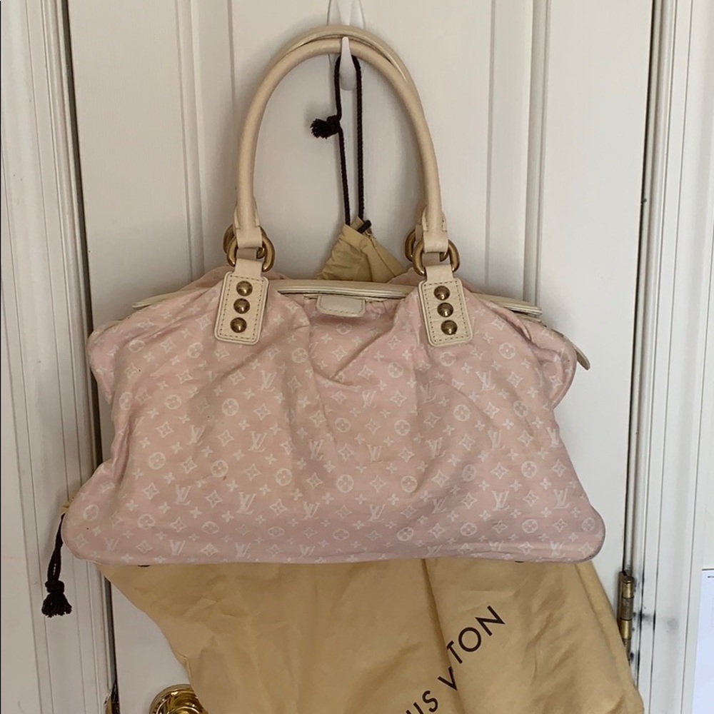 Louis Vuitton Trapeze Mini Lin Rose GM